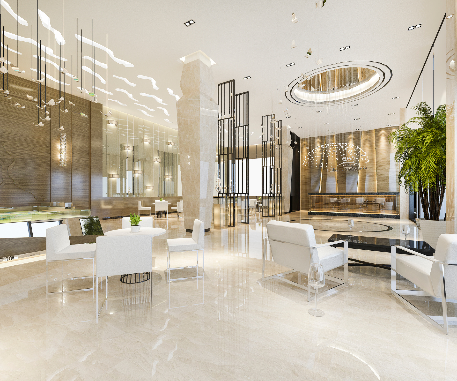 Modern Hotel Lobby  
